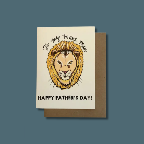 Mane Man Father's Day Card