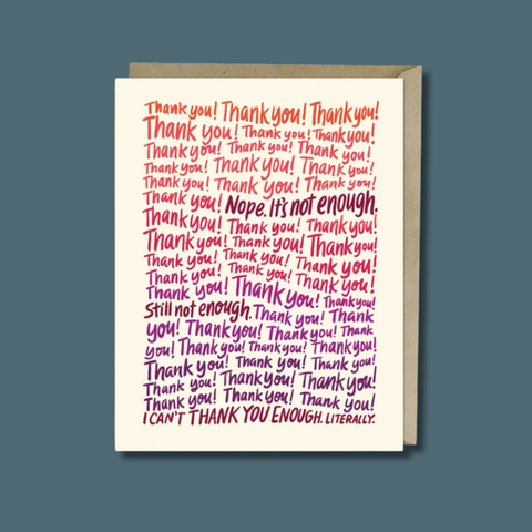Can’t Thank You Enough Card