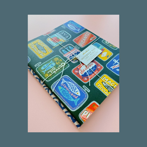 Tinned Fish Notebook Duo