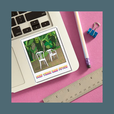 Bad Bunny Polaroid Sticker