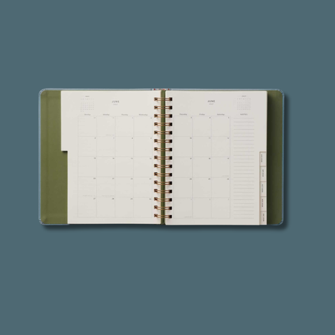 2027 Paisley 17-Month Academic Covered Spiral Planner