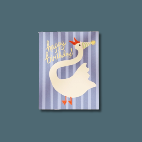 Goose Happy Birthday Card