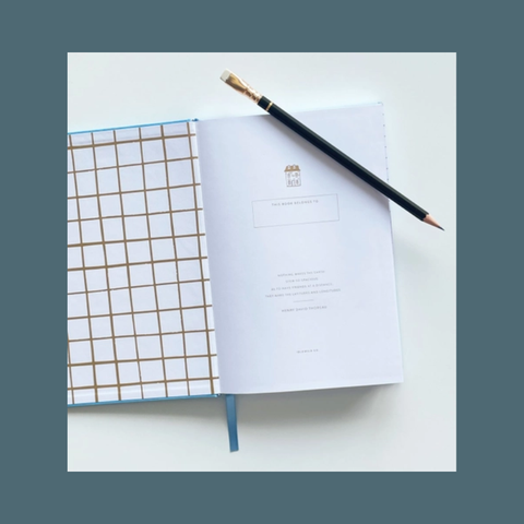 Blue Houses Address Book