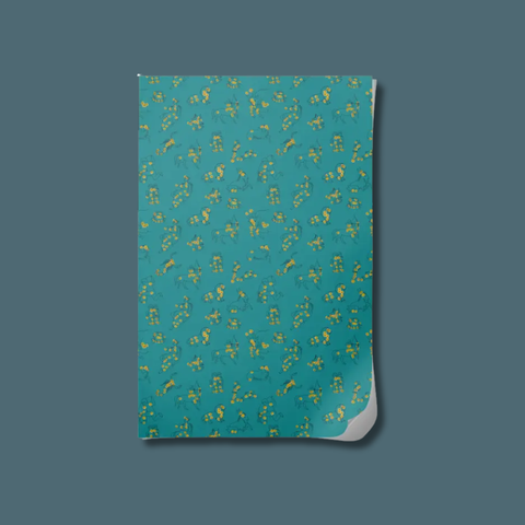 Richard Scarry Celestial Zodiac Wrapping Sheet