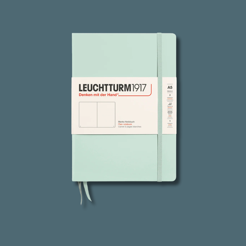 Mint A5 Plain Notebook