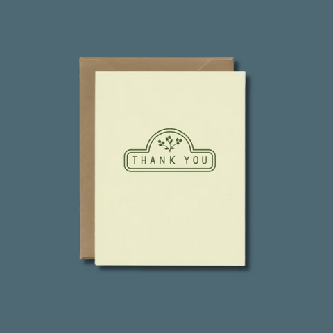 Floral Bunch Thank You Card