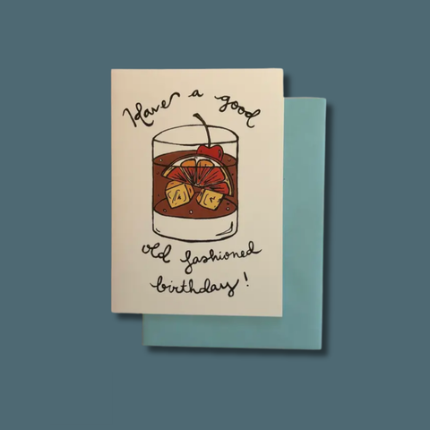 Old Fashioned Birthday Card