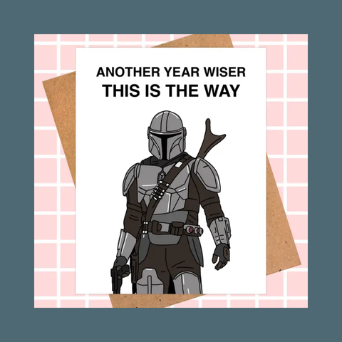 Mandalorian Birthday Card