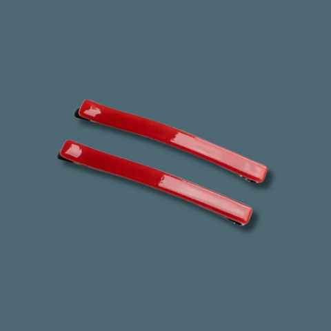 Eco Friendly Bobby Pin Set Red