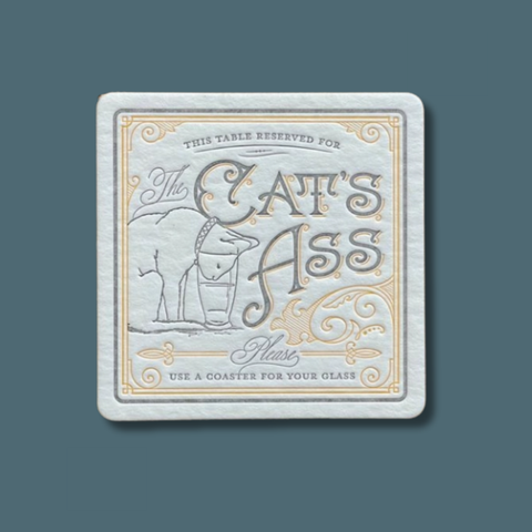 Cat’s Ass Coaster Set