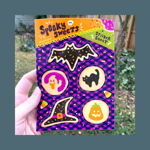 Halloween Cookies Sticker Sheet