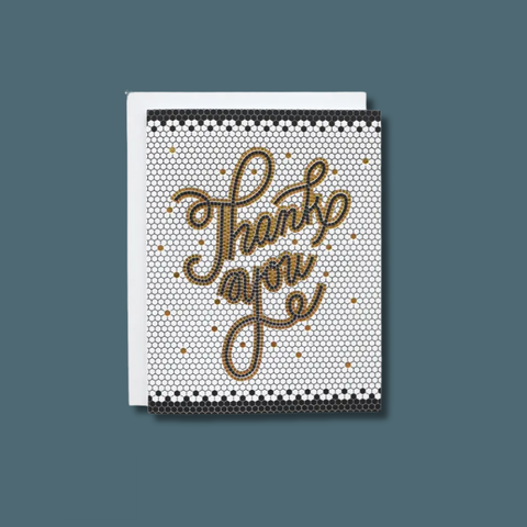 Mosaic Tile Thank You Card