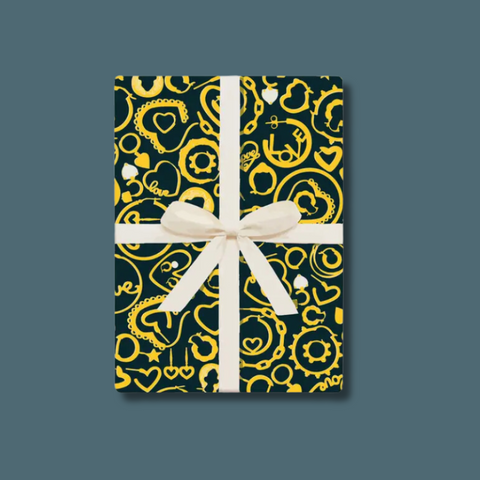 Hoop Earring Wrapping Paper Sheet