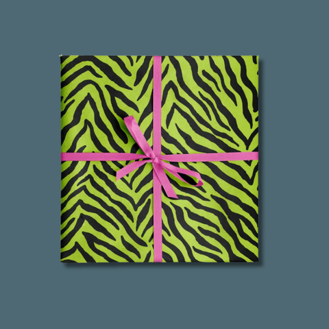 Toxic Tiger Wrapping Paper Sheets Roll
