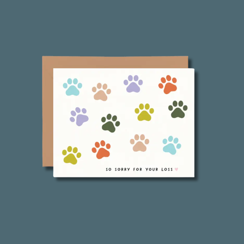 So Sorry Pet Sympathy Card