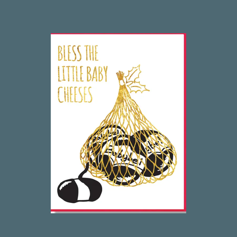 Bless The Little Baby Cheeses Card