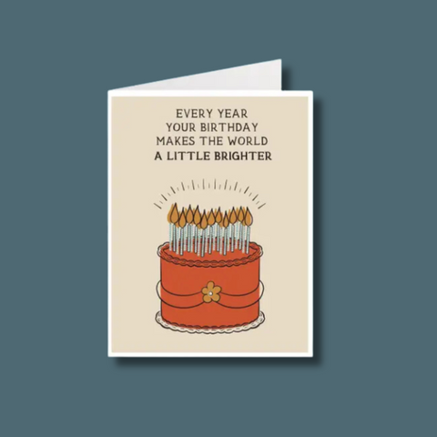 Brighter Place Birthday Card