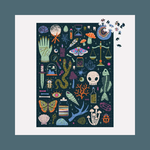 Occult And Curious 1000 Piece Glow In The Dark Puzzle