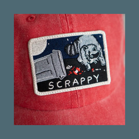 Scrappy Raccoon Sticky Patch