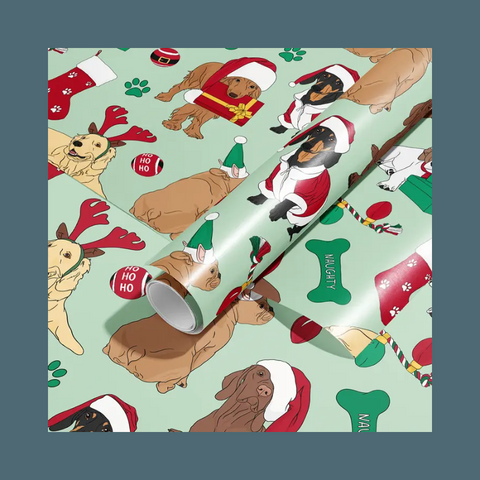 Happy Howlidays Wrapping Paper