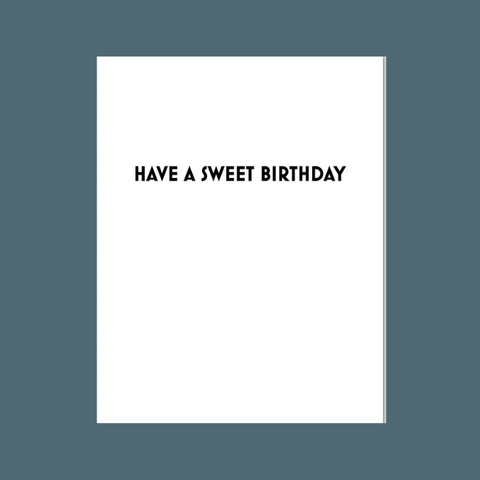 Bake Off Sweet Birthday Card