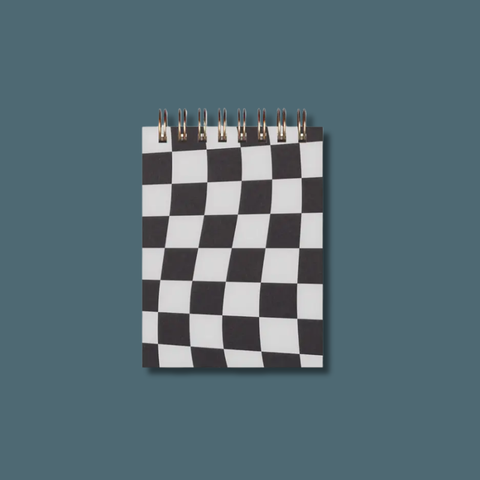 Checkerboard Mini Jotter Notebook