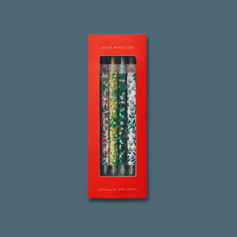 Mistletoe Metallic Gel Pen Set