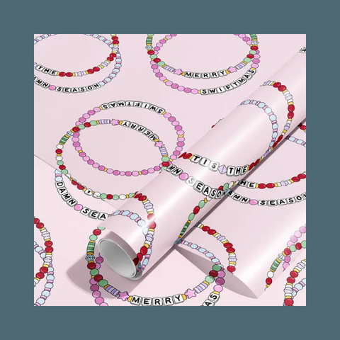 Taylor Swift Swiftmas Bracelets Wrapping Paper