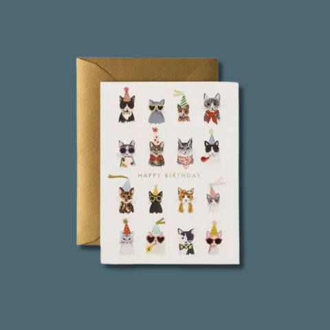 Cool Cats Birthday Card