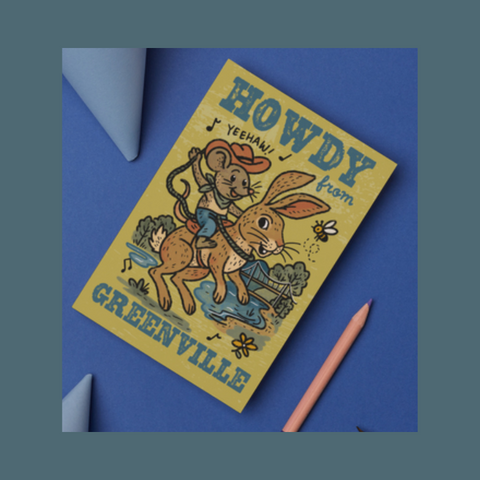 Howdy Greenville Postcard