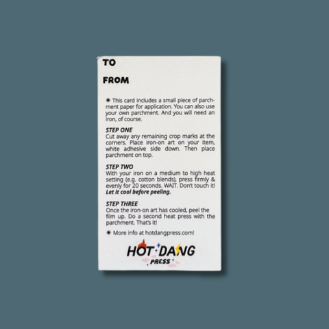 HDP x Suzy Ultman L'il Something Iron-On Cards