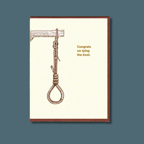 Congrats On Tying The Knot Card