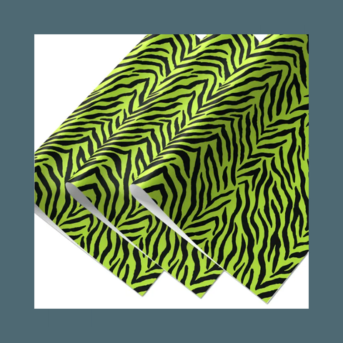Toxic Tiger Wrapping Paper Sheets Roll