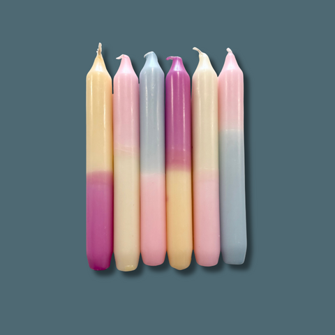 Sorbet Dip Dye Candle
