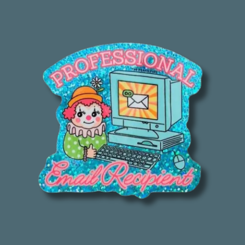 Professional Email Recipient Glitter Sticker