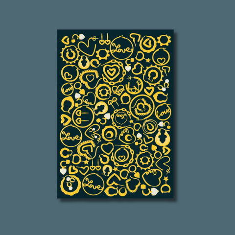 Hoop Earring Wrapping Paper Sheet