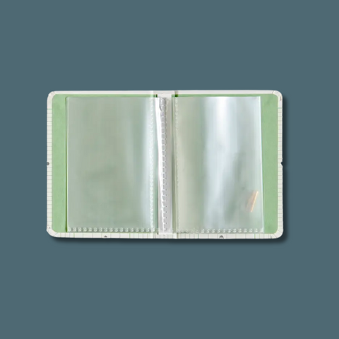 Green Ledger Mini Photo Album