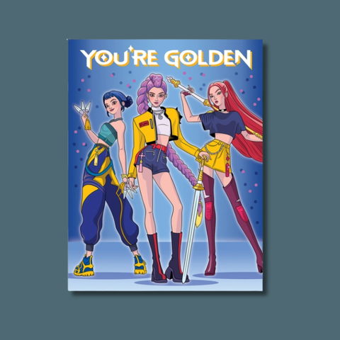 You're Golden K-Pop Birthday Card