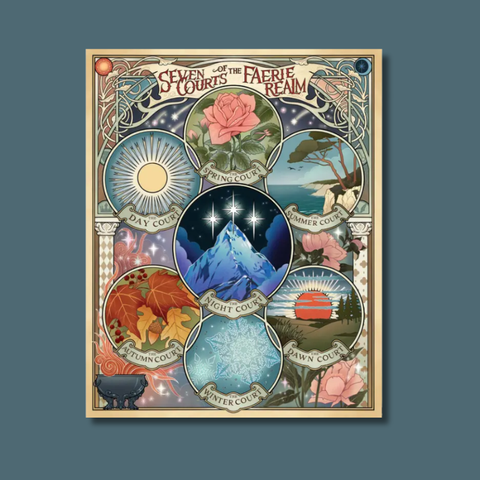 A Court Of Thorns And Roses: Official Seven Courts Of The Faerie Realm Puzzle