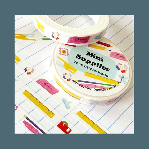 Mini Supplies Narrow Washi Tape