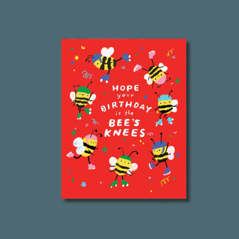 Bee's Knees Birthday Card 