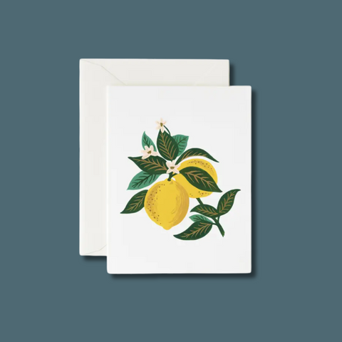 Lemon Blossom Card