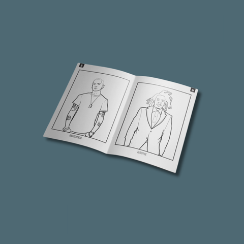 Rap Legends Activity Coloring Book
