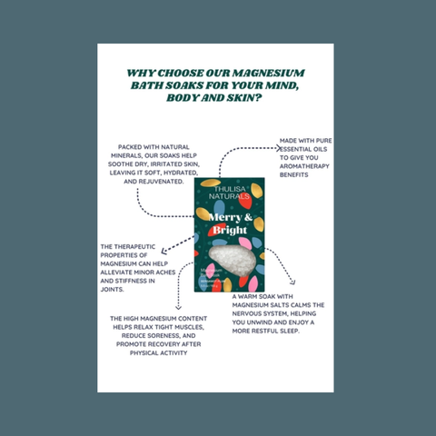 Bergamot Plum Holiday Bath Salt Soak