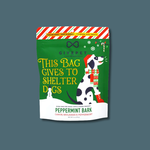 GivePet Peppermint Bark Holiday Dog Treats