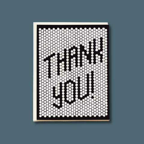 Thank you in tile
