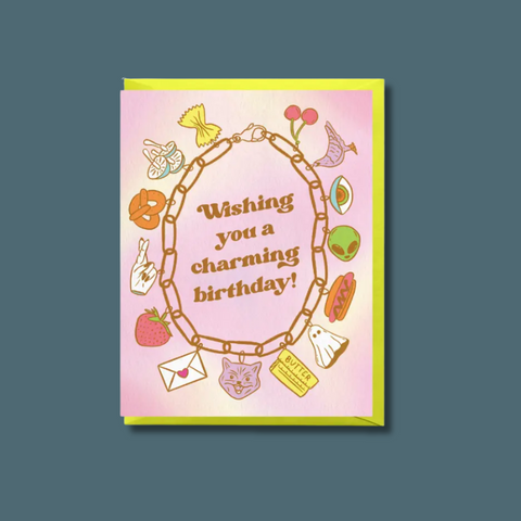 Charm Bracelet Birthday Card