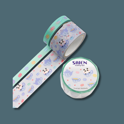 Teacup Pandas Washi Tape Set