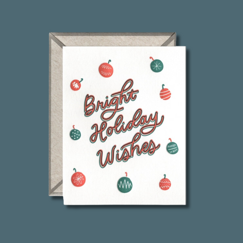 Bright Holiday Wishes Card