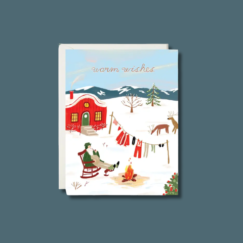Santa's Hideout Card